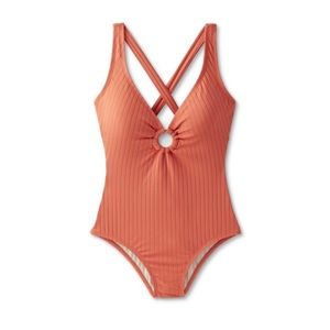 Kona Sol One Piece Apricot Swimsuit